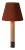 Bronze and Terracotta Básica M1 Table Lamp by Santiago Roqueta for Santa & Cole For Sale