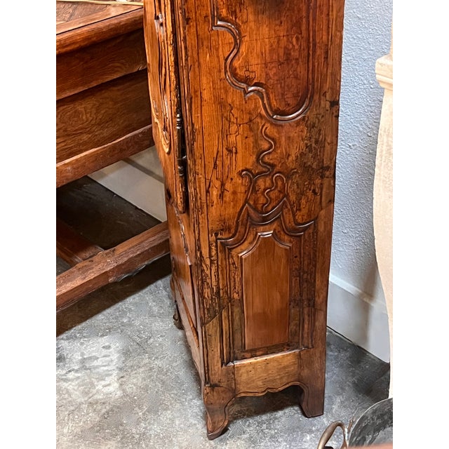 18th Century Tall French Cherry Horloge/ Case Clock For Sale - Image 11 of 12