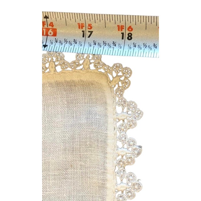 Vintage Peacock Embroidered Tapestry Art Cloth Panel For Sale - Image 10 of 12