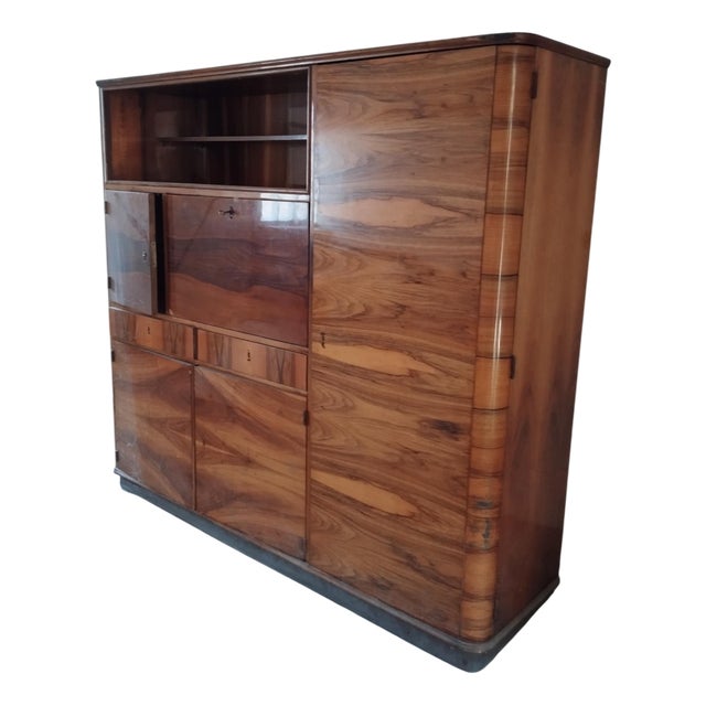 Art Deco Cabinet, 1940s For Sale
