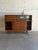 Exceptional vintage Danish modern teak secretary cabinet from Denmark featuring a beautifully integrated drop-front...