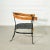 1960's Modern Sculptural Bent Bamboo and Iron Armchair For Sale - Image 4 of 9