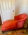 Wood Circa 1920s French Art Deco Painted Channel-Back Chaise Lounge For Sale - Image 7 of 8