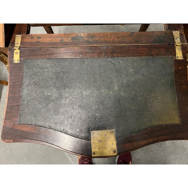 Late 19th Century Exquisite Louis XVI Style Marquetry Bureau en Pente For Sale In Richmond - Image 6 of 18