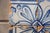 18th Century Portuguese Set of Four Tiles Blue & White Floral Geometric Panel Antique Hand Painted For Sale - Image 6 of 10