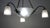 Antique Art Nouveau French Metal and Glass 4-Light Chandelier, 1890s For Sale - Image 9 of 10