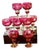 Vintage Vignes Ruby Crystal Wine Goblets from Val Saint Lambert, 1950, Set of 10 For Sale