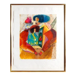 Le Reve de Jacob, Theo Tobiasse Etching