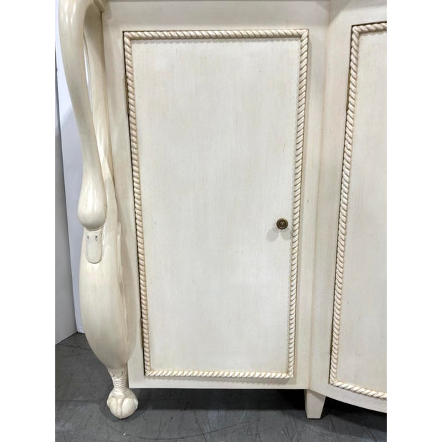 Traditional Maitland-Smith Traditional Cream Swan Katherine Credenza For Sale - Image 3 of 10