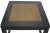 Chinese Rattan Top and Black Lacquer Square Vintage Accent or Side Table For Sale - Image 3 of 5
