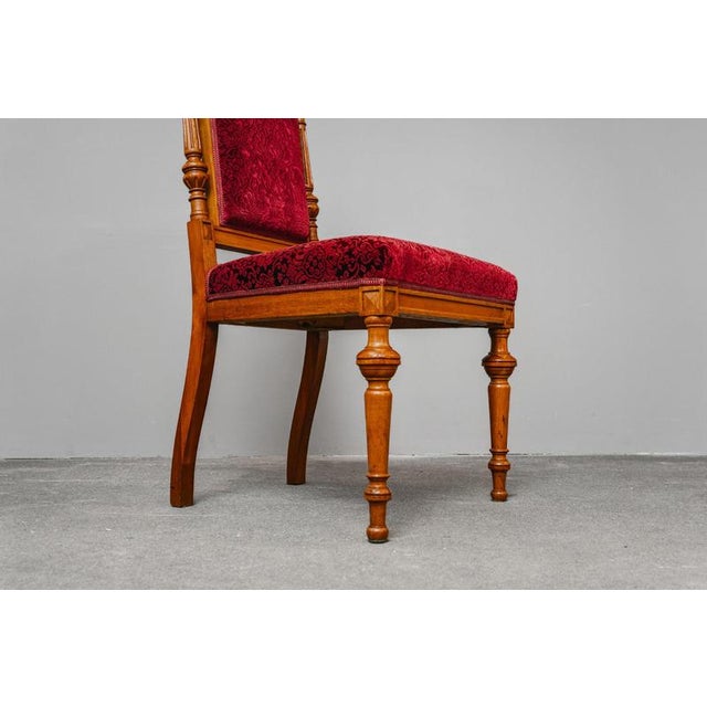 Red Chairs, Set of 4 For Sale - Image 12 of 18