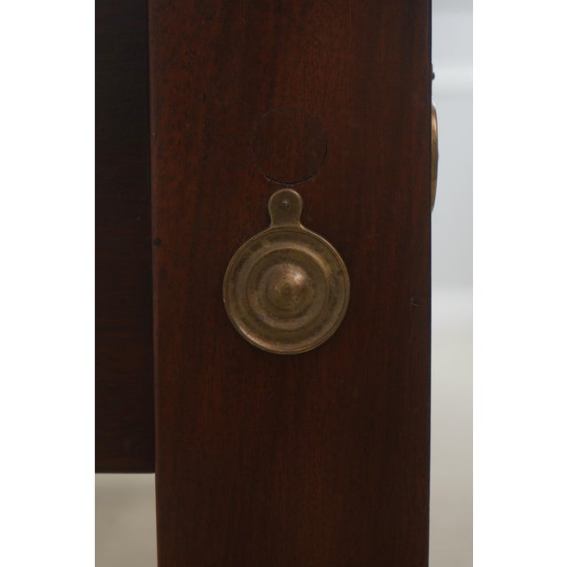 Brown Drexel Queen Size Mahogany Poster Bed 18th Century Collection For Sale - Image 8 of 17