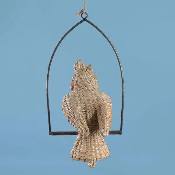 Mario Lopez Torres Large Owl on a Swing By Mario Lopez Torres For Sale - Image 4 of 7