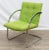 Chic Chartreuse Green Milo Baughman Lounge Armchair for Thayer Coggin, Set on a Chrome Cantilevered Armrests. Circa 1980....