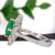 2020s Gia Certified 2.2ct Colombian Emerald Ring W Natural Diamond Accents in 14k Gold, Size 7.5 For Sale - Image 5 of 9