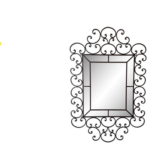 Arhaus Arabesque Decorative Large Scrolled Mirror For Sale In Savannah - Image 6 of 6