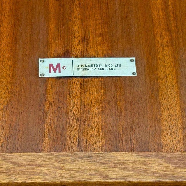 Wood Mid-Century Modern Dining Extending Table by McIntosh For Sale - Image 7 of 16