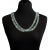 Modern Gump''s Aquamarine Necklace Estate Double Strand 14k Gold Freeform For Sale - Image 3 of 4