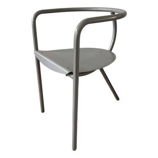Grey Metal Armchair from Felicerossi, Italy, 1990s For Sale
