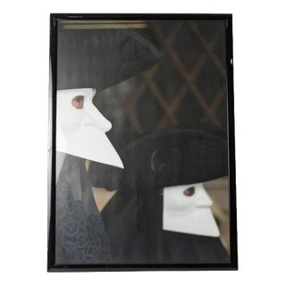 Venetian Masks, 1900s, Paper, Framed For Sale