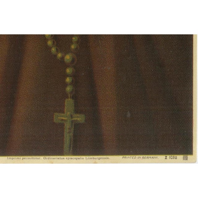 St. Anthony of Padua, 1905, Chromolithograph For Sale - Image 4 of 10
