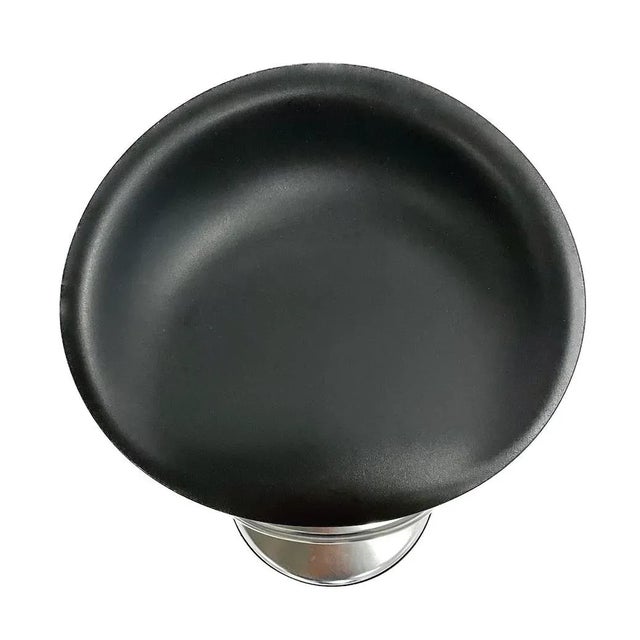 Dark Gray Set of Three Vintage Telescoping Steel Barstools For Sale - Image 8 of 10