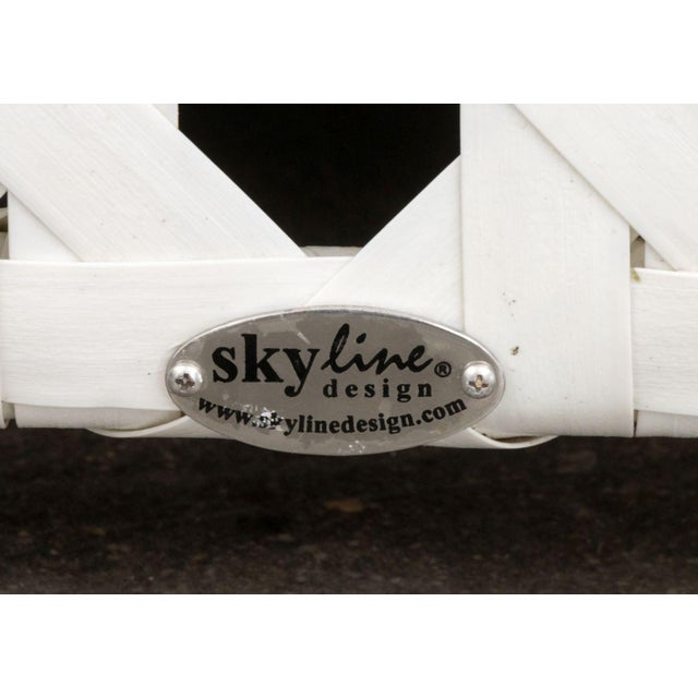 Beige Skyline Design Lounge Chairs, Pair For Sale - Image 8 of 8
