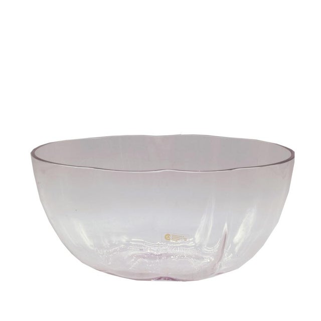 Amethyst Murano Glass Centerpiece by Gino Cenedese for Cenedese, 1970s For Sale - Image 6 of 6