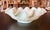Fenton Art Glass Company Fenton Uranium Custard Persian Medallion Bowl For Sale - Image 4 of 12