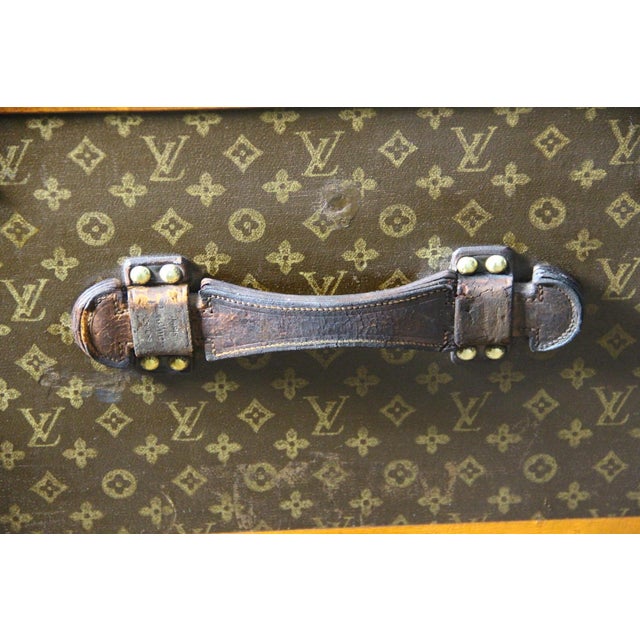 Monogram Courier Trunk from Louis Vuitton, 1920s For Sale - Image 11 of 18