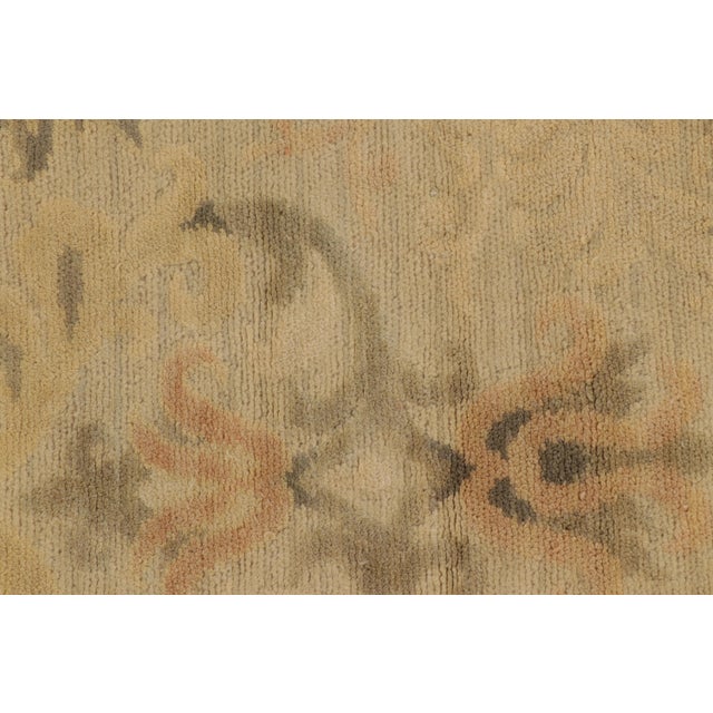 Textile Rug & Kilim’s Oversized Spanish Arts & Crafts Style Rug With Floral Patterns For Sale - Image 7 of 9