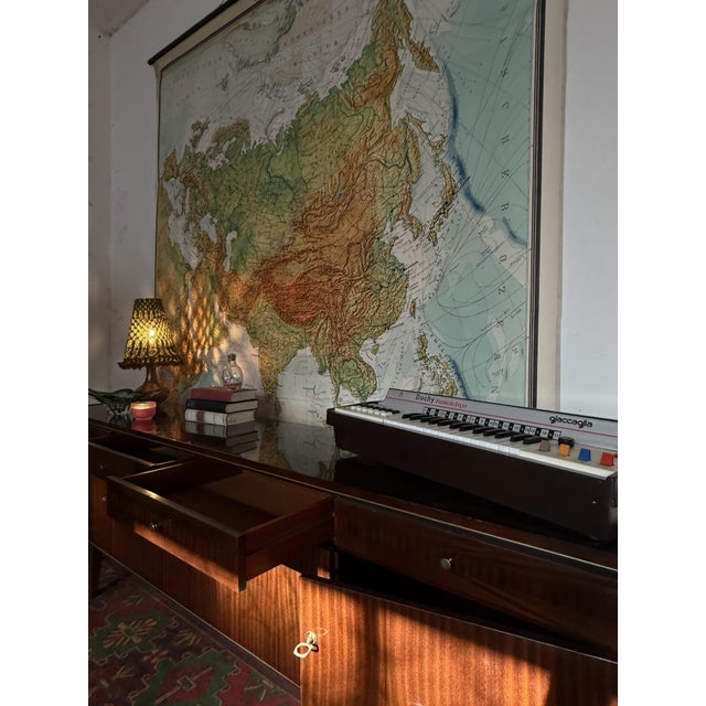 Wood Mid-Century Modern Genf 220 Sideboard from Mann Mobilia, Switzerland, 1960s For Sale - Image 7 of 17