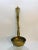 Vintage English brass soup ladle. Very heavy cast brass.