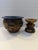 Ceramic Vintage Majolica Style Pedestal Jardinière Planter With Figural Relief For Sale - Image 7 of 11
