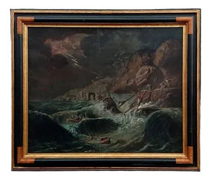 Claude Joseph Vernet, Storm, 1700s, Oil on Canvas