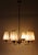 Mid-Century 6-Arm Chandelier in Brass with Silk Shades by Rupert Nikoll, 1958 For Sale - Image 10 of 16