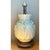Late 20th Century Vintage Glazed Ceramic Table Lamp With Wood Base For Sale - Image 5 of 12