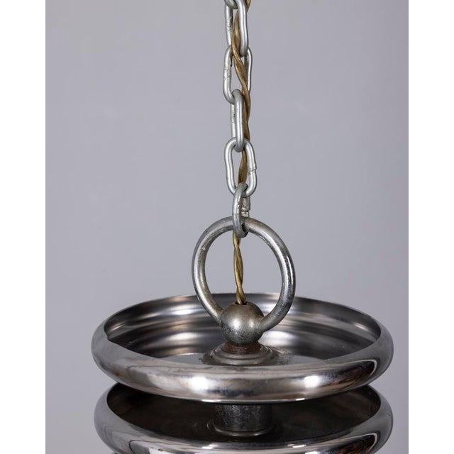 Metal Vintage Italian Murano Glass Pendant Lamp, 1960s For Sale - Image 7 of 13
