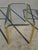 Gold Nesting Tables in Gilt Metal and Tempered Glass, 1990s, Set of 3 For Sale - Image 8 of 16