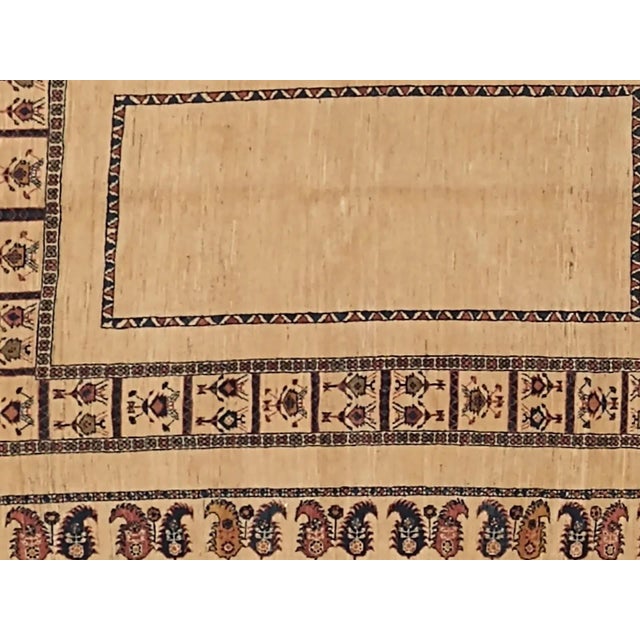1990s Vintage Signed Persian Kashkuli Rug For Sale - Image 4 of 9