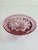 Pink Vintage Murano Style Pink Cranberry Art Glass Bowl, Pulled Spikes, UV Reactive For Sale - Image 8 of 15
