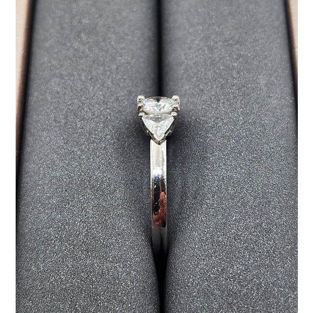 Early 21st Century 0.73 Ct Diamond Ring Size 5.75 For Sale - Image 5 of 10