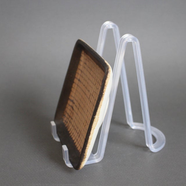 1980s Italian Ceramic Decorative Dish by Bruno Gambone, 1980s For Sale - Image 5 of 17