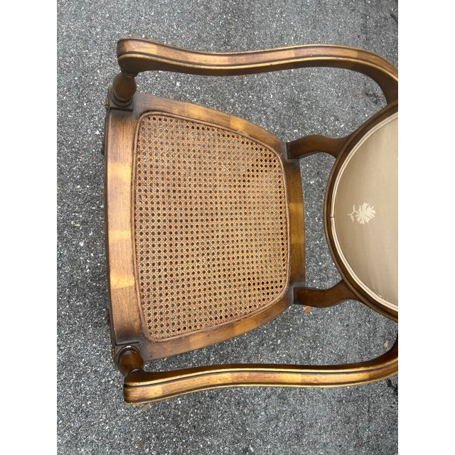 Mid 20th Century Louis XVI Style French Armchair For Sale - Image 9 of 12