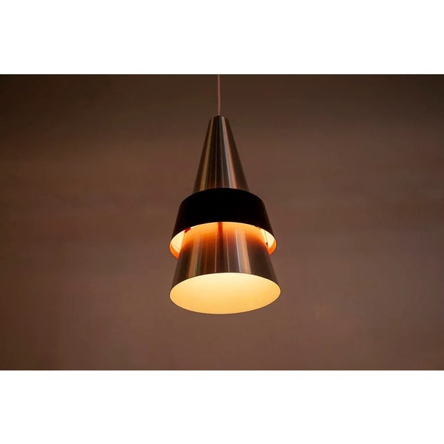 Metal Corona Pendant by Jo Hammerborg for Fog & Mørup, 1960s For Sale - Image 7 of 8