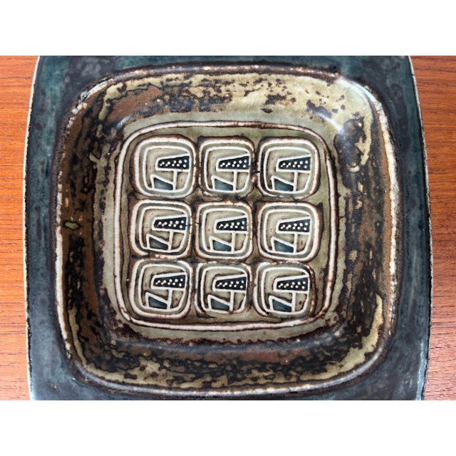 Mid-Century Modern Danish Brutalist Ceramic Bowl by Jorgen Mogensen for Royal Copenhagen, 1960s For Sale - Image 11 of 13