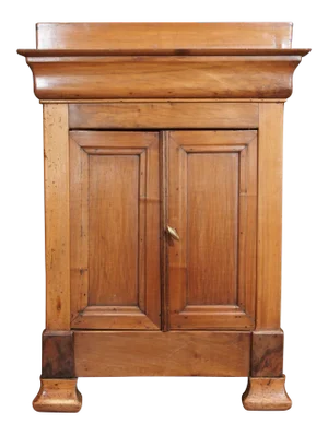 Miniature Walnut 2 Door Cabinet, 19th Century