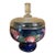 Mid 20th Century Moorcroft Cobalt Clematis Footed Pedestal Bowl, Signed by A. Davenport For Sale