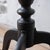 New England Queen Anne Cherry Candle Stand in Black, c.1760 For Sale - Image 10 of 16