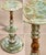 Handcrafted Green Onyx Pedestal Table – Natural Stone Round Accent & Side Table For Sale - Image 9 of 10